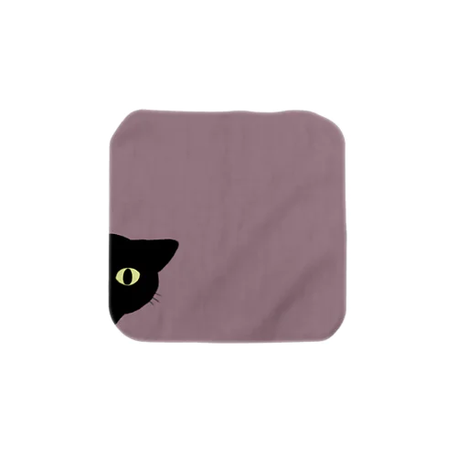 ねこはみた　くろねこタオル　Sサイズ Towel Handkerchief