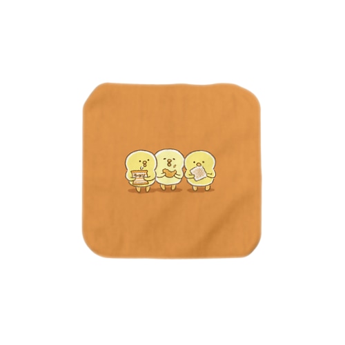 ぴよこ豆(即席ラーメンをかじる) Towel Handkerchief