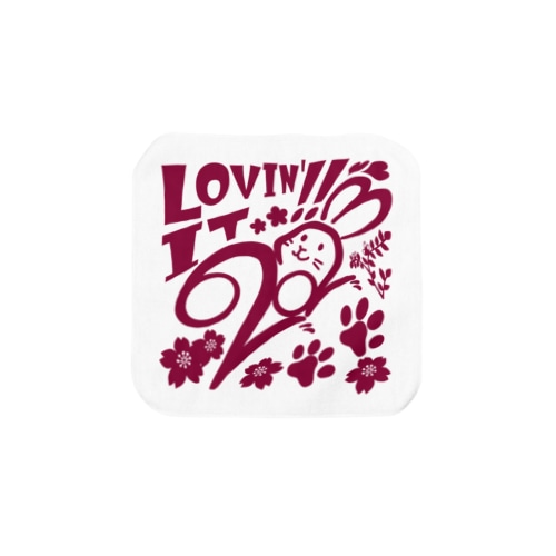 年賀うさぎ 2023 Towel Handkerchief