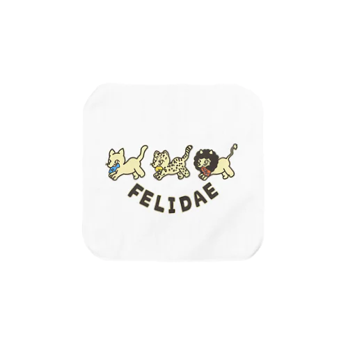 felidae!（ネコ科！） タオルハンカチ