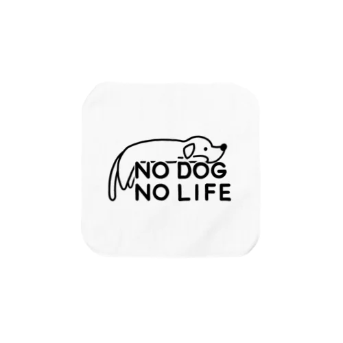NO DOG NO LIFE  タオルハンカチ