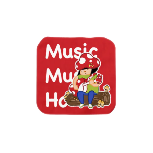 Music Mush Hour Towel Handkerchief