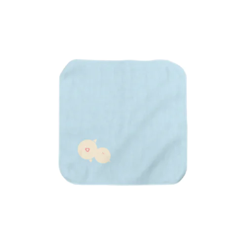 ぴよぴよハンカチ　ブルー 【Sサイズ限定】 Towel Handkerchief