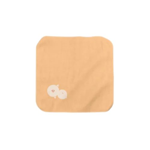 ぴよぴよハンカチ　オレンジ　【Sサイズ限定】 Towel Handkerchief