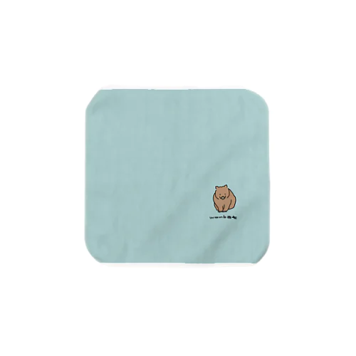 ブルーウォンバット Towel Handkerchief