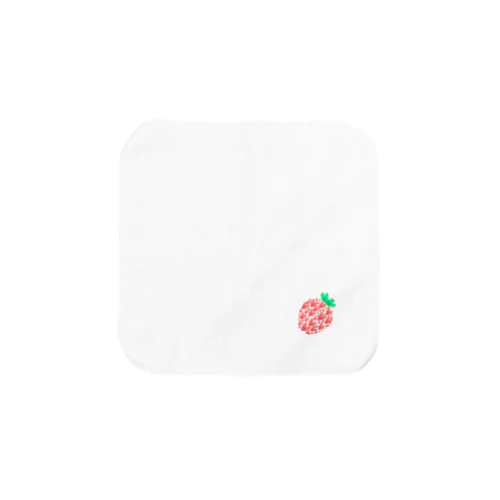 madre_tocigi ハートで出来たイチゴ Towel Handkerchief