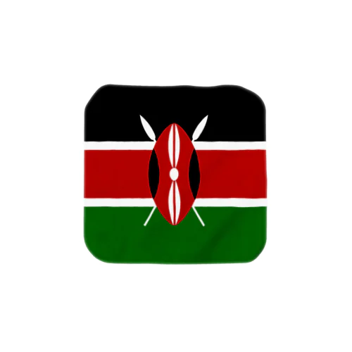 ケニアの国旗 タオルハンカチ