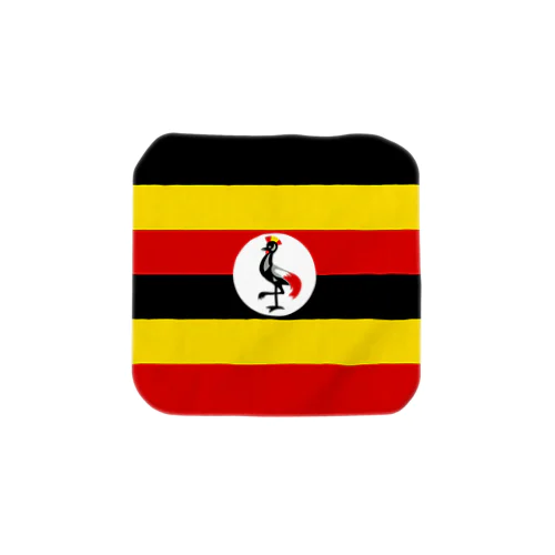 ウガンダの国旗 タオルハンカチ
