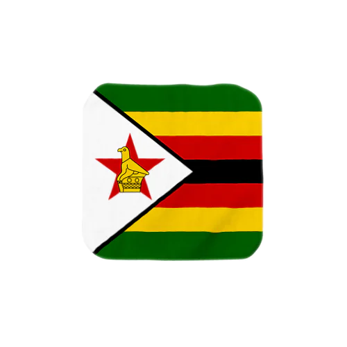 ジンバブエの国旗 タオルハンカチ