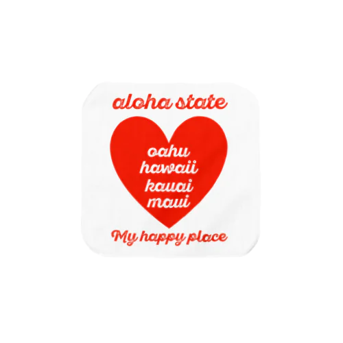 aloha state (ハート) タオルハンカチ