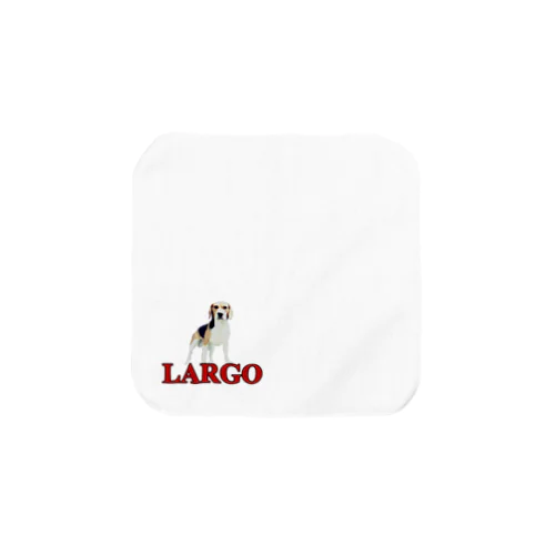 LARGOのビーグル2 タオルハンカチ