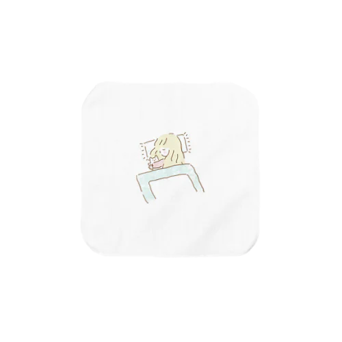 おやすみにゃんこ Towel Handkerchief