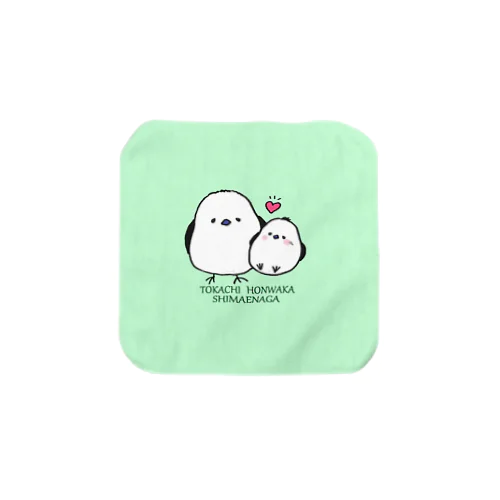 十勝ほんわかシマエナガ【Angel】 Towel Handkerchief