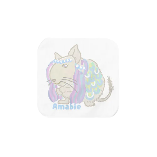 amabie 健康祈願 アマビエ 小動物ver. Towel Handkerchief