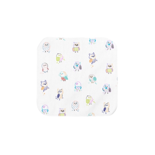 ふくろうさん Towel Handkerchief