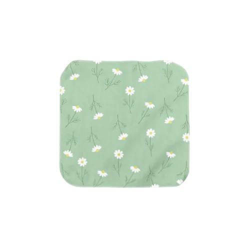 Chamomile green Towel Handkerchief