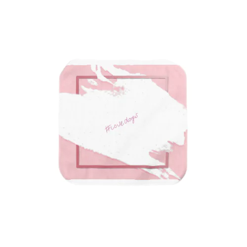 #lovedogs (ロゴver.) Towel Handkerchief