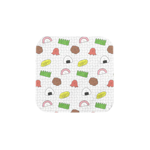 網にかかったおべんと柄 Towel Handkerchief