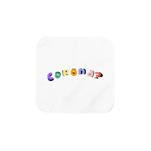 corona?　英文字シリーズ Towel Handkerchief