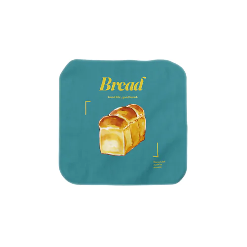 Bread/ターコイズ タオルハンカチ