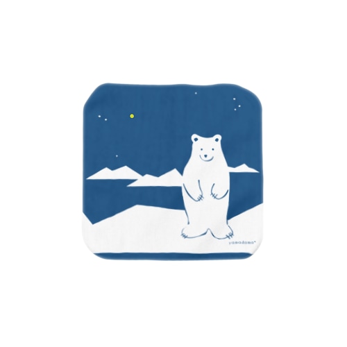 シロクマちゃんシリーズ（青） Towel Handkerchief