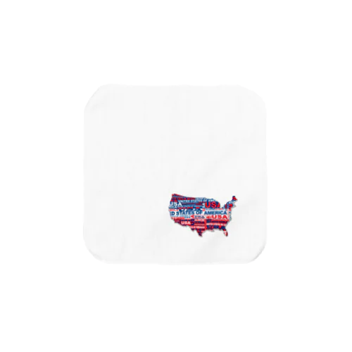 USA map Towel Handkerchief