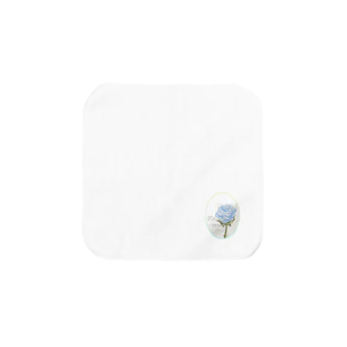 青い薔薇の花言葉は｢夢叶う｣ Towel Handkerchief