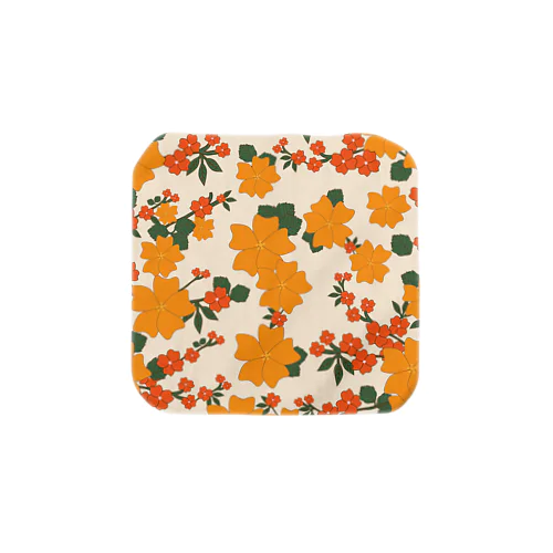 orange flower Towel Handkerchief