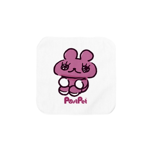 おすわりモモ Towel Handkerchief