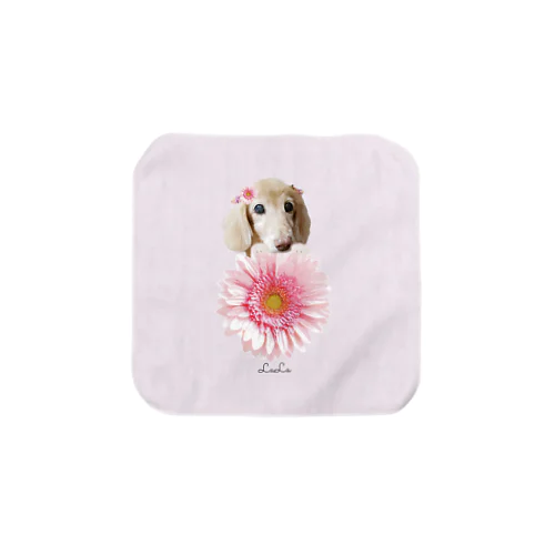 LaLa パウダーピンクS Towel Handkerchief