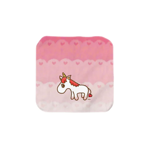 red unicorn♡ タオルハンカチ