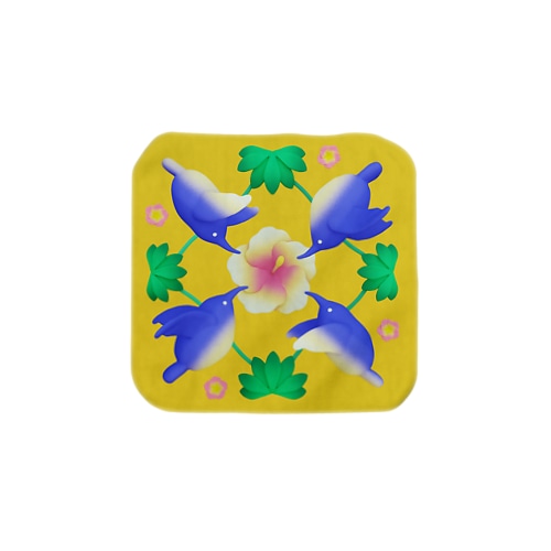 南国ハチドリ Towel Handkerchief