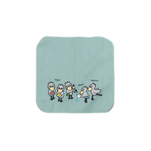 ハシビロコウ Towel Handkerchief