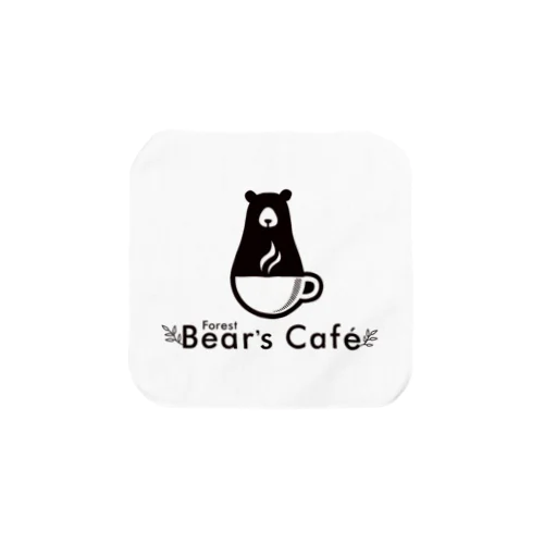 Bear'sCafe ロゴ入りハンドタオル タオルハンカチ