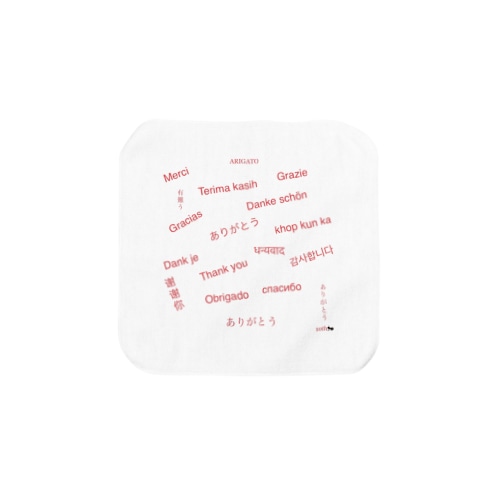 ありがとう 10th_antテンサント Towel Handkerchief