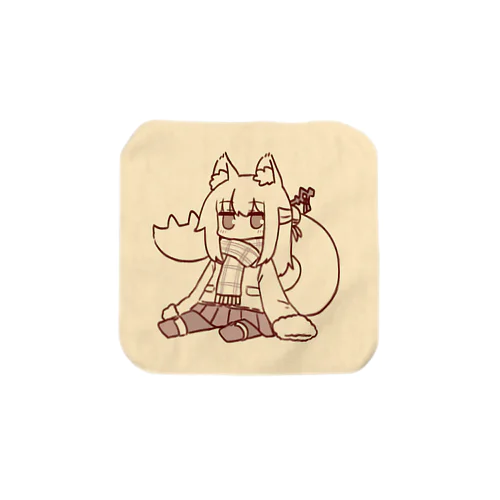 ケモミミちゃんタオルハンカチ Towel Handkerchief