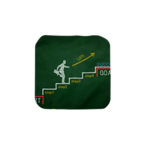 ステップアップ ゴール成功者 Towel Handkerchief