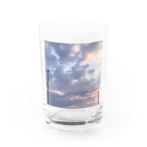 早朝の雲 Water Glass