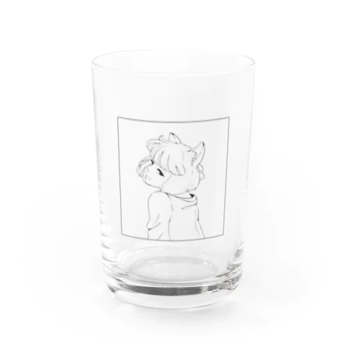 見返り美猫(ver.BOSEN) Water Glass