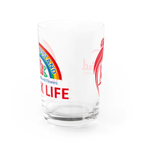 Locobird red Water Glass