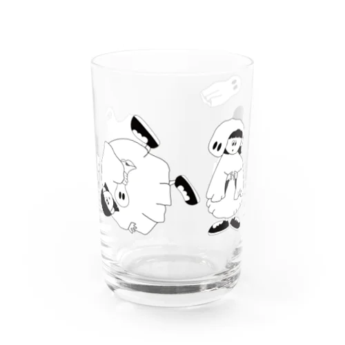 おばけma5me集合しましたグラス Water Glass