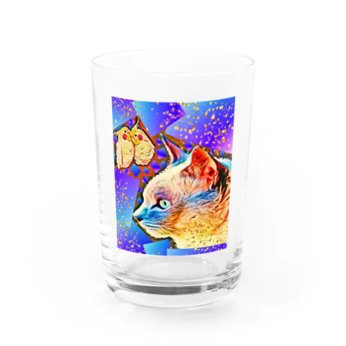 オーロラな景色 Water Glass