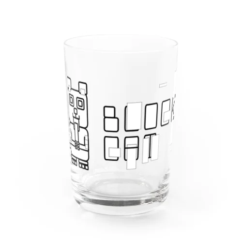 #BLOCKCAT（黒） Water Glass