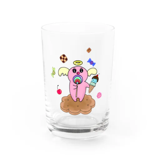 Sweets POP!みかえるchan Water Glass