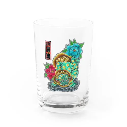 唐獅子牡丹 / Karajisi & peony グラス