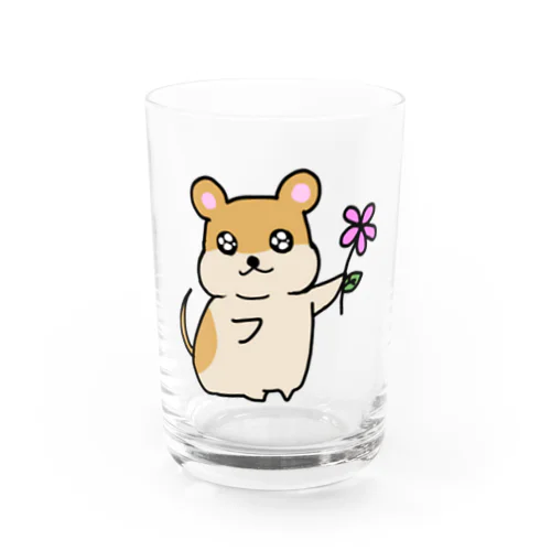 ほっぺたはむ Water Glass