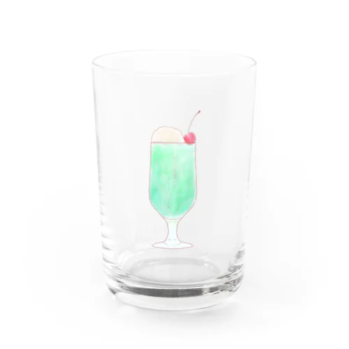 はじける想いとクリームソーダ Water Glass