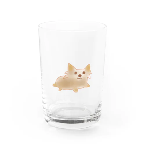 てくてくこまさん　 Water Glass