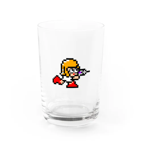 ドット絵イカックマン Water Glass