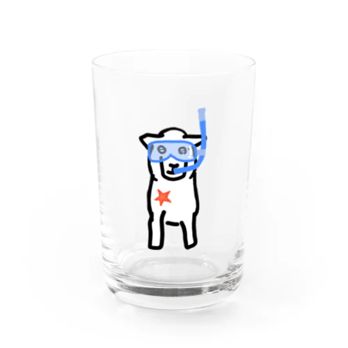 シュノーケリングひつじ Water Glass